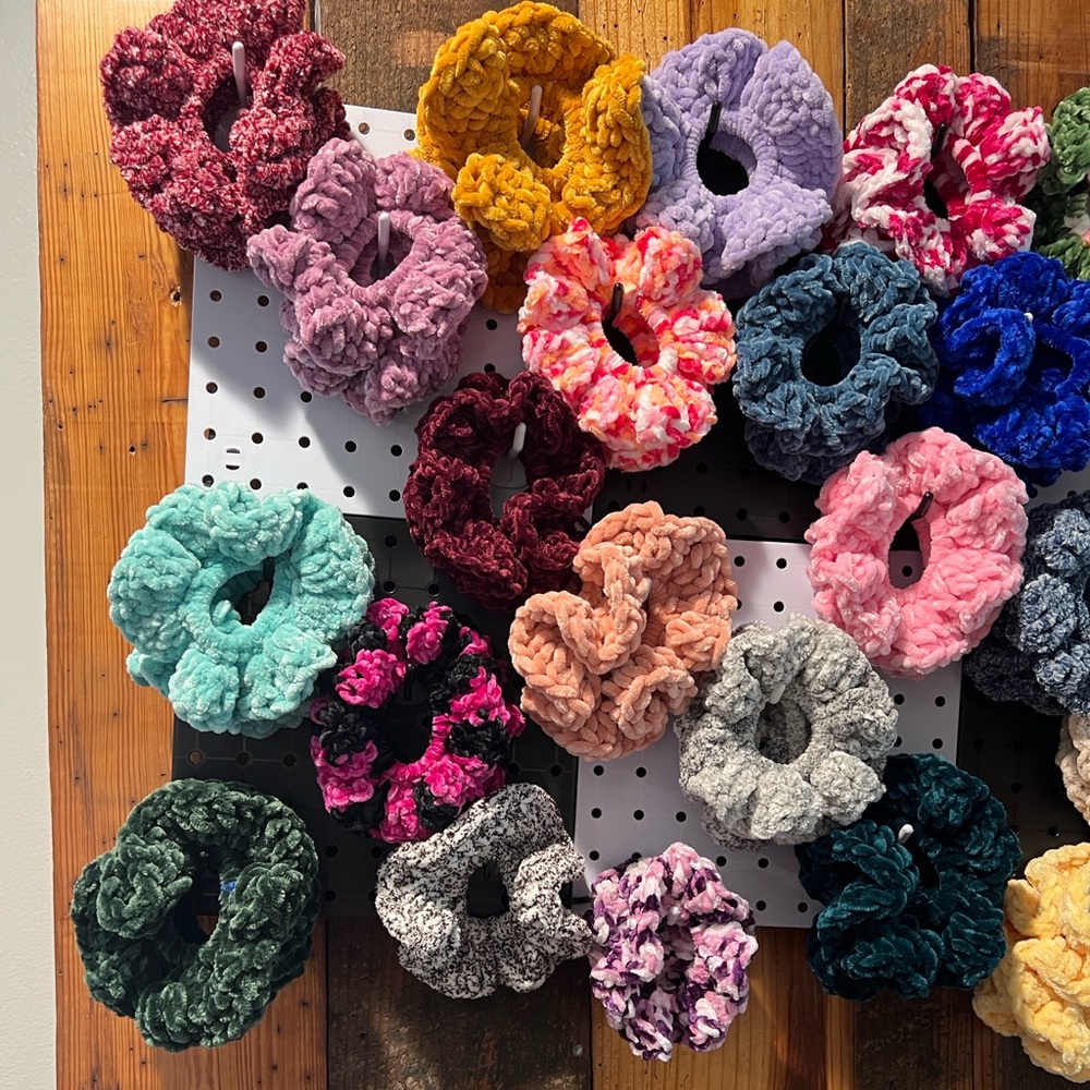 Assorted Scrunchies Set 3 for $12 you choose - Picture 7 of 7